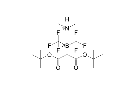 Malonic acid, 2-[dimethylaminatobis(trifluoromethylboranato]-, di-t-butyl ester