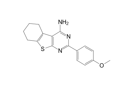 5,6,7,8-Tetrahydro-2-(4-methoxyphenyl)[1]benzothieno[2,3-d]pyrimidin-4-amine