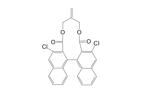 2,10-Dichloro-5H-dinaphtho[2,1-g ; 1',2'-i]-6-methylene-(1,5)-dioxacycloundecin-3,9(7H)-dione