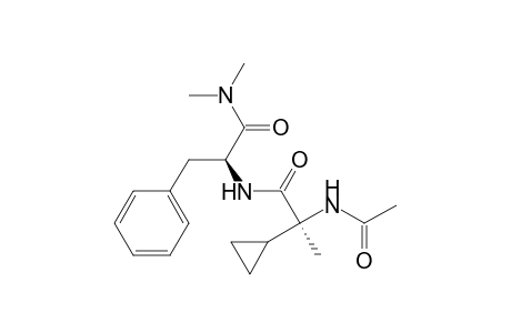 N(2)-[(S)-N(2)-ACETYL-2-CYCLOPROPYLALANYL]-L-PHENYLALANINE-DIMETHYLAMIDE