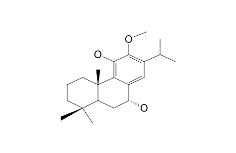 7-ALPHA,11-DIHYDROXY-12-METHOXY-8,11,13-ABIETATRIENE