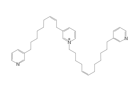 NIPHATOXIN_C;1-[(5-Z)-12-PYRIDIN-3-YLDODEC-5-EN-1-YL]-3-[(2-Z)-9-PYRIDIN-3-YLNON-2-EN-1-YL]-PYRIDINIUM