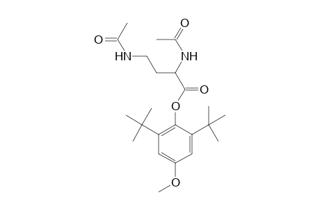 2,6-Ditert-butyl-4-methoxyphenyl 2,4-bis(acetylamino)butanoate