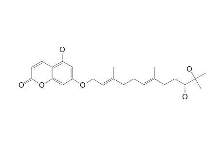 10,11,5'-TRIHYDROXYUMBELLIPRENIN