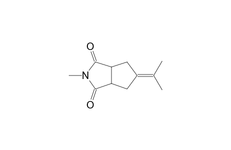 2-Methyl-5-(1-methylethylidene)tetrahydrocyclopenta[c]pyrrole-1,3(2H,3ah)-dione