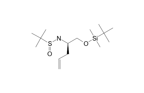 [S(S),R(C)]-N-[1-[(TERT.-BUTYLDIMETHYLSILYL)-OXY]-PENT-4-EN-2-YL]-2-METHYLPROPANE-2-SULFINAMIDE