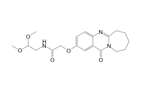 acetamide, N-(2,2-dimethoxyethyl)-2-[(6,7,8,9,10,12-hexahydro-12-oxoazepino[2,1-b]quinazolin-2-yl)oxy]-