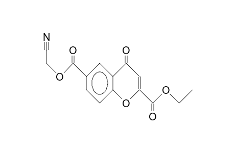 2-Ethoxycarbonyl-6-cyanomethoxycarbonyl-chromone