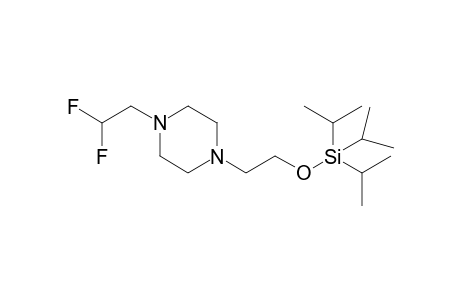 2-[4-(2,2-difluoroethyl)piperazin-1-yl]ethoxytriisopropylsilane