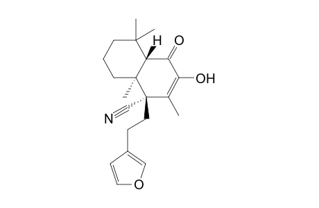 9.alpha.-Cyano-15,16-epoxy-7-hydroxylabda-7,13(16)-14-trien-6-one