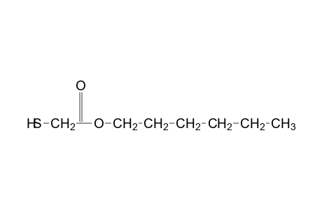 mercaptoacetic acid, hexyl ester