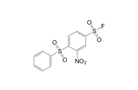 3-nitro-4-(phenylsulfonyl)benzenesulfonyl fluoride