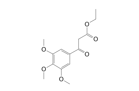 (3,4,5-trimethoxybenzoyl)acetic acid, ethyl ester