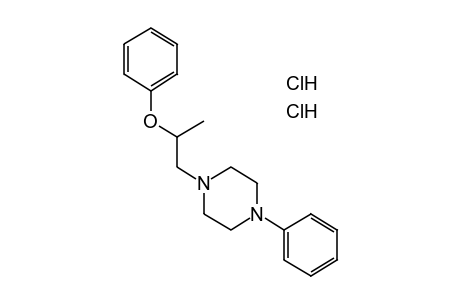 1-(2-PHENOXYPROPYL)-4-PHENYLPIPERAZINE, DIHYDROCHLORIDE