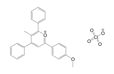 2,4-diphenyl-6-(p-methoxyphenyl)-3-methylpyrylium perchlorate