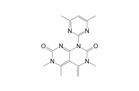 4-Methylene-1-(4',6'-dimethyl-2'-pyrimidinyl)-3,5,6-trimethyl-1H,3H,6H-pyrimido[4,5-d]pyrimidine-2,7-dione