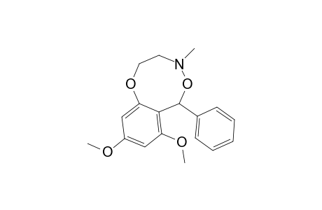 7,9-DIMETHOXY-4-METHYL-6-PHENYL-3,4-DIHYDRO-2H,6H-1,5,4-BENZODIOXAZOCINE