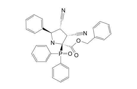 (2-ALPHA,3-ALPHA,4-ALPHA,5-BETA)-(+/-)-PHENYLMETHYL-3,4-DICYANO-2-(DIPHENYLPHOSPHINOYL)-5-PHENYL-2-PYRROLIDINE-CARBOXYLATE