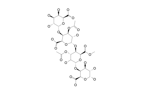 ALPHA-D-GALACTURONOPYRANOSYL-(1->4)-3-O-ACETYL-ALPHA-D-GALACTURONOPYRANOSYL-(1->4)-3-O-ACETYL-ALPHA-D-GALACTURONOPYRANOSYLMETHYLESTER-(1->4