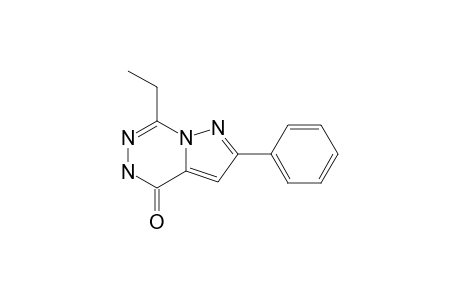 7-ETHYL-2-PHENYL-4-OXO-5H-PYRAZOLO-[1,5-D]-[1,2,4]-TRIAZINE