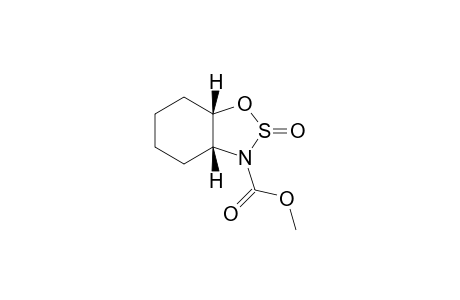 Methyl cis-Hexahydro-3H-1,2,3-benzoxathiazole-3-carboxylate 2-oxide