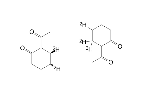 CIS-2-ACETYL-3,4-DIDEUTERIOCYCLOHEXANONE+3,3,4-TRIDEUTERIOCYCLOHEXANONE;MIXTURE