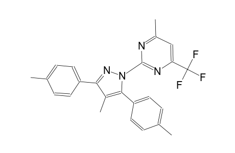 4-methyl-2-[4-methyl-3,5-bis(4-methylphenyl)-1H-pyrazol-1-yl]-6-(trifluoromethyl)pyrimidine