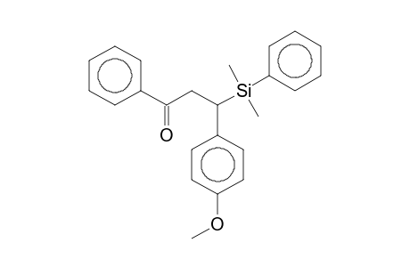 3-DIMETHYLPHENYLSILYL-3-(4'-METHOXYPHENYL)-1-PHENYL-1-PROPANONE