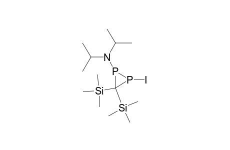 1-(DI-ISOPROPYLAMINO)-2-IOD-3,3-BIS-(TRIMETHYLSILYL)-DIPHOSPHIRANE