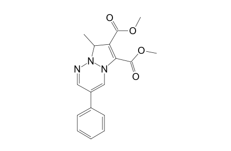 Dimethyl 8-methyl-3-phenylparazolo[2,1-a][1,2,3]triazine-6,7-dicarboxylate