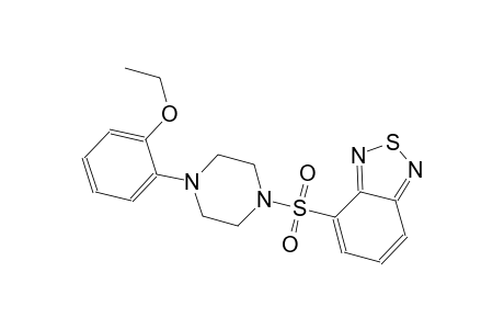 4-{[4-(2-ethoxyphenyl)-1-piperazinyl]sulfonyl}-2,1,3-benzothiadiazole