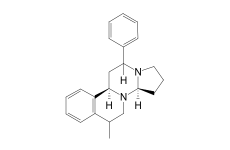 6-Methyl-12-phenyl-1,2,3,3a,5,6,11,12-octahydro-5H-pyrrolo[2',1':2,3]pyrimido[6,1-a]isoquinoline