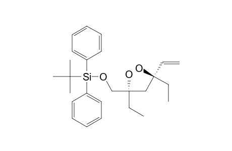 (3R,5R)-5-(TERT.-BUTYLDIPHENYLSILANYLOXYMETHYL)-3-ETHYLHEPT-1-ENE-3,5-DIOL