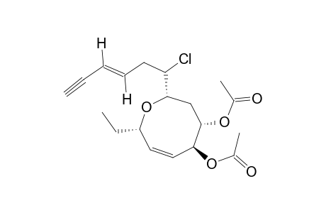 (3E,6XI,9R,10R)-6-CHLOROLAUTHISA-3,11-DIENE-1-YNE-9,10-DIYL-DIACETATE