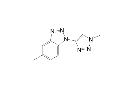 1-METHYL-4[(5-METHYL)-BENZOTRIAZOL-1-YL]-1H-1,2,3-TRIAZOLE