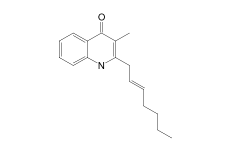 2-(2-HEPTENYL)-3-METHYL-4-QUINOLINONE