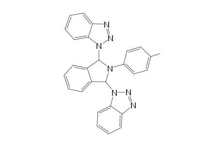 1,3-BIS-(1,2,3-1H-BENZOTRIAZOL-1-YL)-2-(PARA-METHYLPHENYL)-ISOINDOLINE