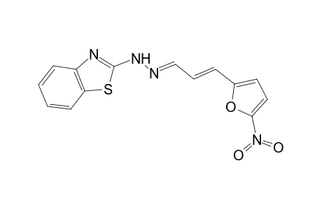 (1E,2E)-3-(5-Nitro-2-furyl)-2-propenal 1,3-benzothiazol-2-ylhydrazone