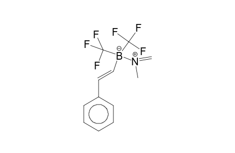 Methylmethyleneaminato styrylbis(trifluoromethyl)borinate