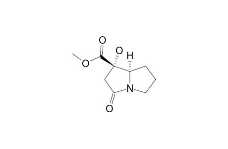 2-OXO-4-HYDROXY-4-CARBOMETHOXY-1-AZABICYCLO-[3.3.0]-OCTANE,ISOMER-#2