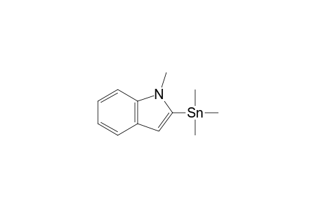 Trimethyl-(1-methyl-2-indolyl)stannane