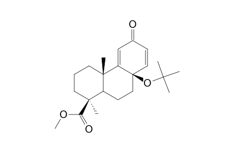 Methyl 8.beta.-(t-butyl)peroxy-12-oxopodocarpa-9,13-dien-19-oate