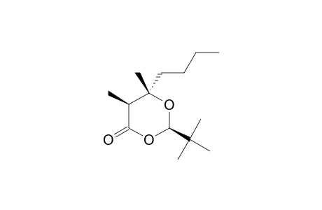 (2R,5S,6S)-2-tert-Butyl-6-butyl-5,6-dimethyl-1,3-dioxan-4-one