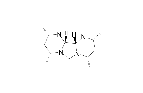 (1R*,3S*,4AS*,4BS*,6R*,8S*)-1,3,6,8-TETRAMETHYLPERHYDRO-4,5,8A,9A-TETRAAZAFLUORENE