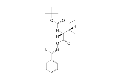 O-[(2S,3S)-2-TERT.-BUTYLOXYCARBONYLAMINO-3-METHYLPENTANOYL]-BENZAMIDOXIME