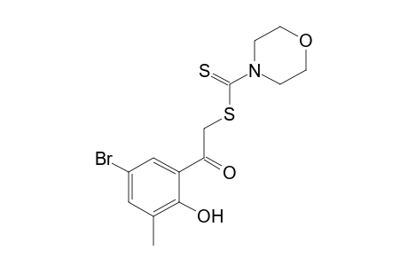 5'-BROMO-2'-HYDROXY-2-MERCAPTO-3'-METHYLACETOPHENONE, 2-(4-MORPHOLINECARBODITHIOATE)