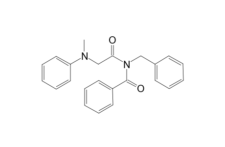 N-benzyl-N-(2-(methyl(phenyl)amino)acetyl)benzamide