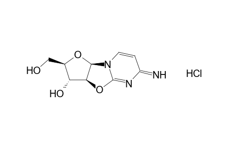 3-hydroxy-6-imino-2,3,3a,9a-tetrahydro-6H-furo[2',3':4,5]oxazolo[3,2-a]pyrimidine-2-methanol, monohydrochloride