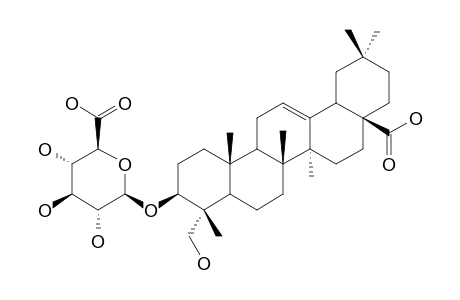 3-O-BETA-GLUCURONOPYRANOSYL-HEDERAGENIN