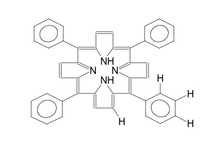 meso-Tetraphenylporphine, low chlorin